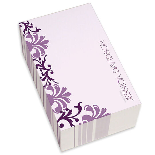 Purple Floral Chunky Notepads